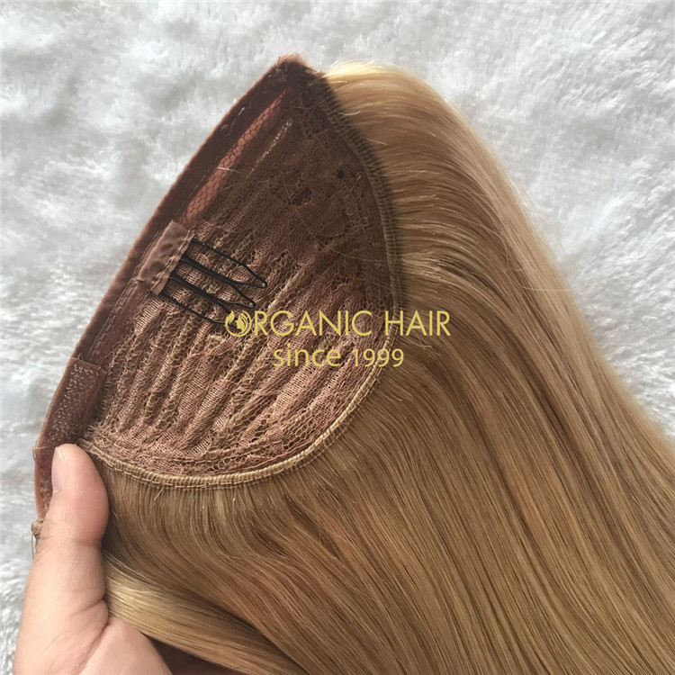 Human ponytail hair extensions on sale X162